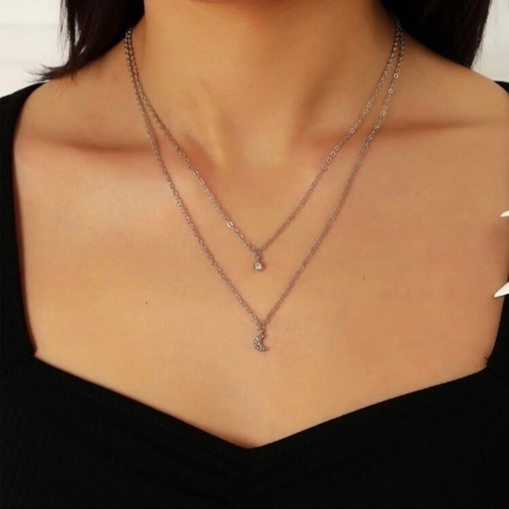 3/$30 🤍 Dainty Layered Necklace